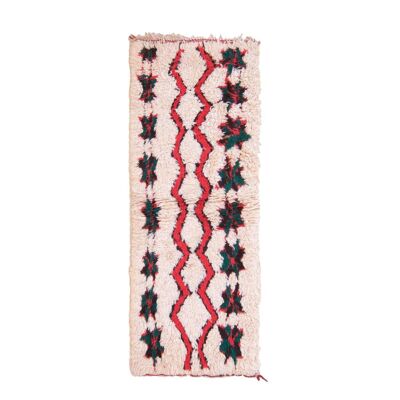 Marokkanischer Berberteppich aus reiner Wolle, 61 x 146 cm
