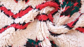 Tapis Berbere marocain pure laine 61 x 146 cm 2