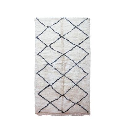 Alfombra bereber marroquí de pura lana 160x249 cm