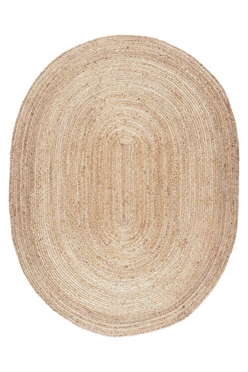 Tapis ovale en jute naturelle NATURA