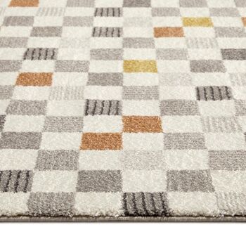 Tapis géometrique de style scandinave MOSAIC 7