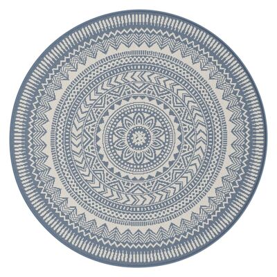 Tappeto rotondo di design per interni ed esterni MANDALA