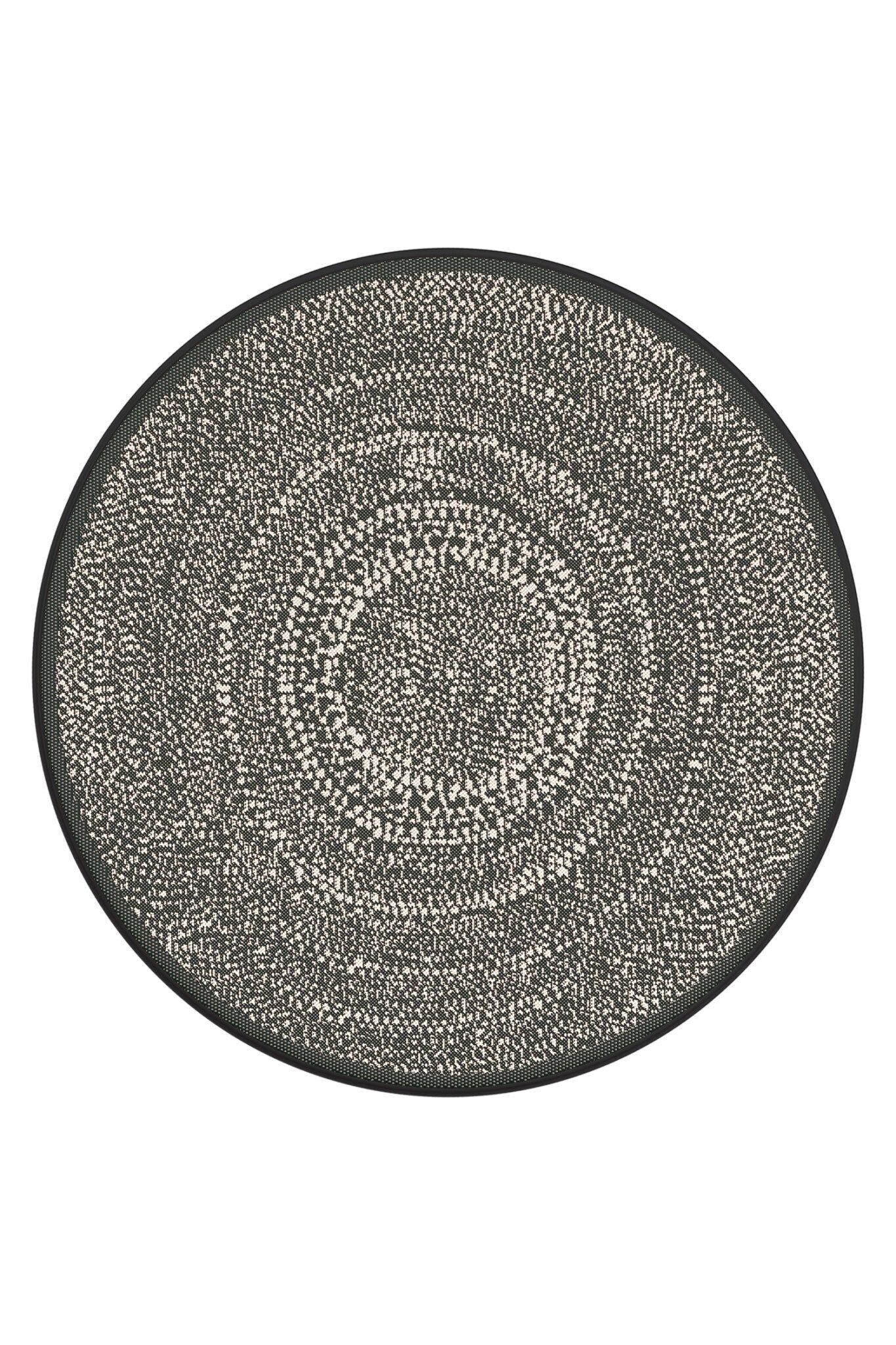 TRIBAL ethnic style indoor outdoor round rug