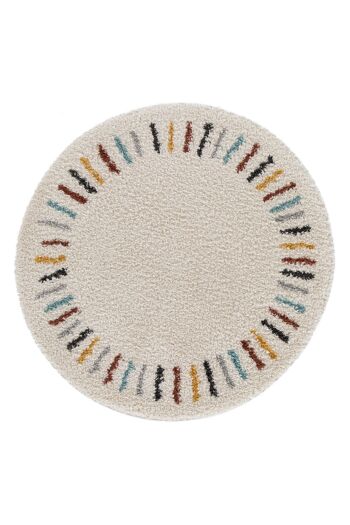 Tapis rond tout doux enfant ARPEGE 1