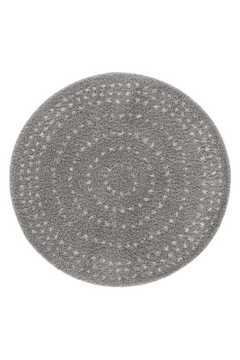 Tapis rond doux et épais BAMBARA 1