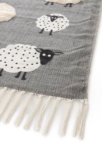 Tapis enfant en coton PETITS MOUTONS 5