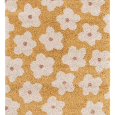 Tapis enfant épais et confortable FLEURS