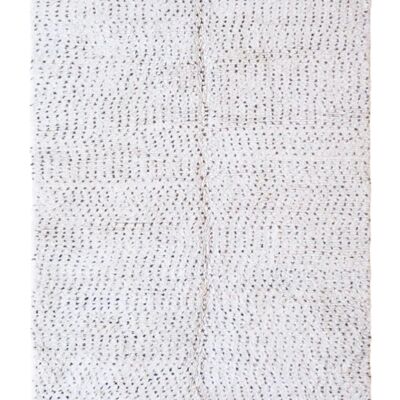 Alfombra bereber marroquí de pura lana 203 x 290 cm