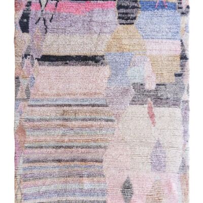 Alfombra bereber marroquí de pura lana 173 x 244 cm