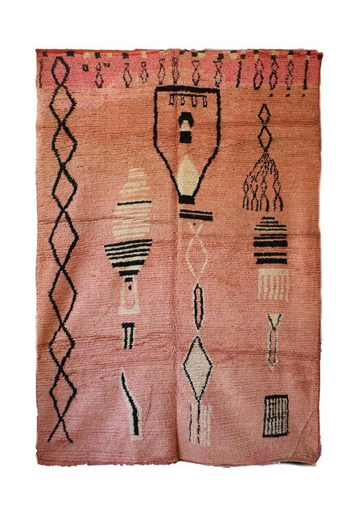 Tapis Berbere marocain pure laine 209 x 292 cm