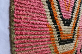 Tapis de couloir Berbere marocain pure laine 76 x 355 cm 4