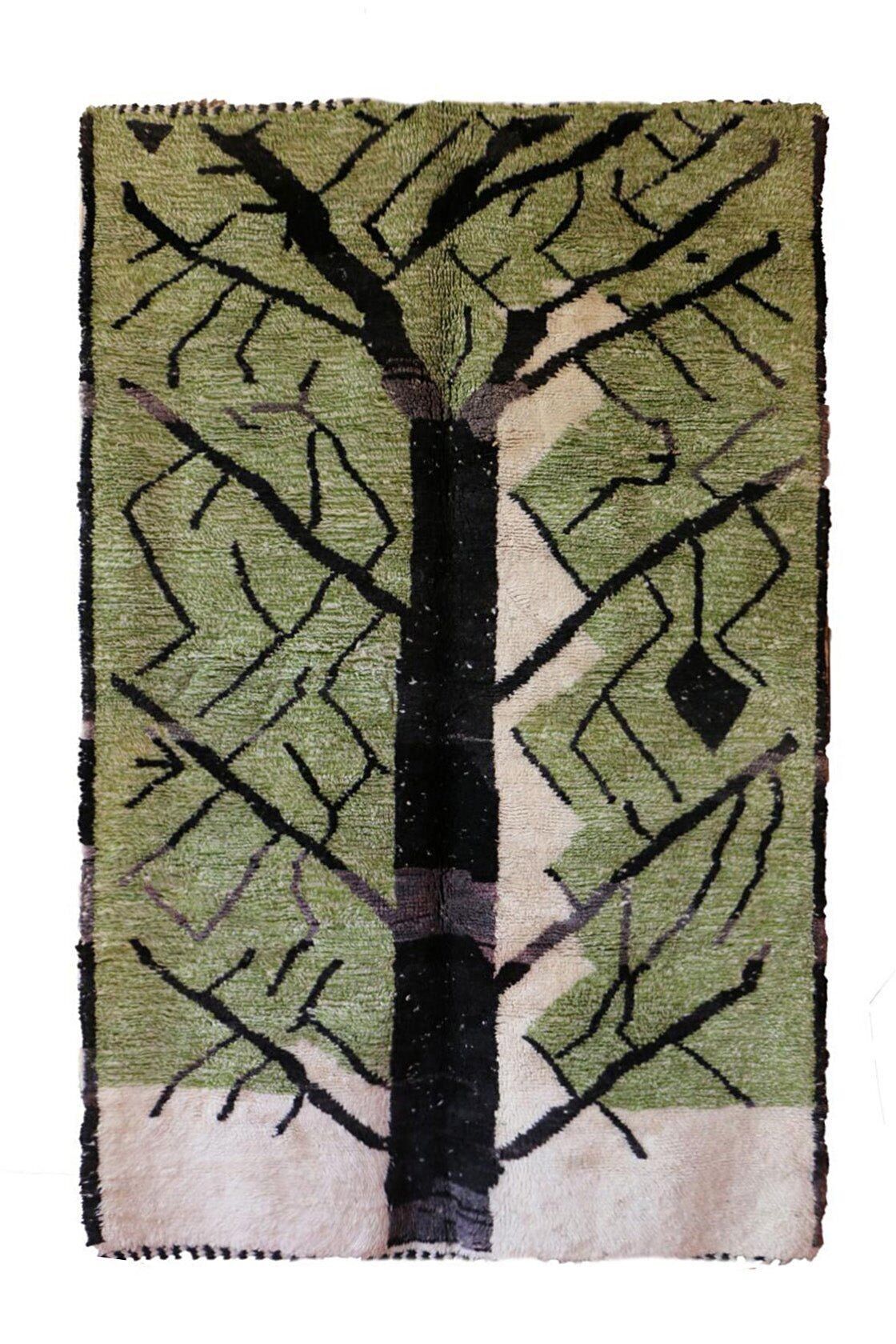 Tappeto berbero marocchino in pura lana 168 x 260 cm