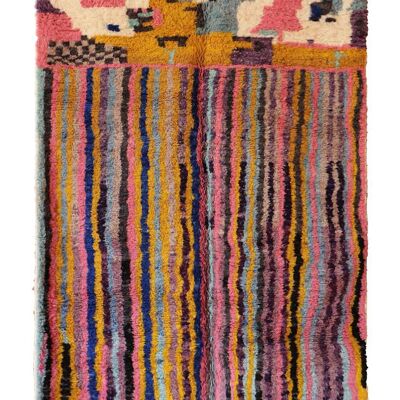 Tappeto berbero marocchino in pura lana 169 x 244 cm