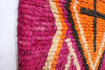 Tapis de couloir Berbere marocain pure laine 78 x 507 cm 5