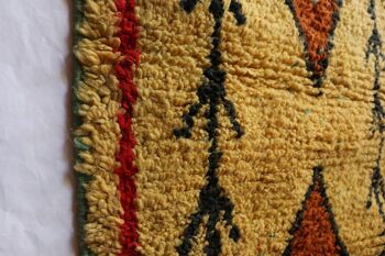 Tapis de couloir Berbere marocain pure laine 73 x 343 cm 4