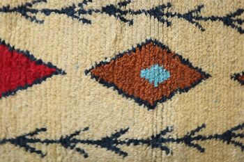 Tapis de couloir Berbere marocain pure laine 73 x 343 cm 6