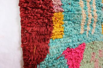 Tapis de couloir Berbere marocain pure laine 69 x 528 cm 3