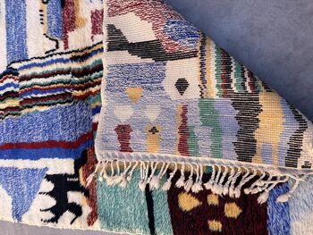 Tapis Berbere marocain pure laine 113 x 189 cm 2