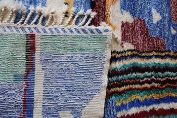Tapis Berbere marocain pure laine 113 x 189 cm 9
