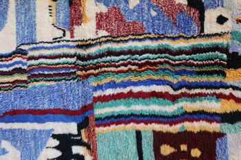 Tapis Berbere marocain pure laine 113 x 189 cm 10