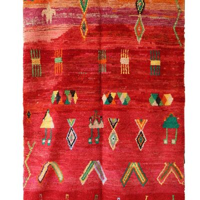 Tappeto berbero marocchino in pura lana 177 x 262 cm