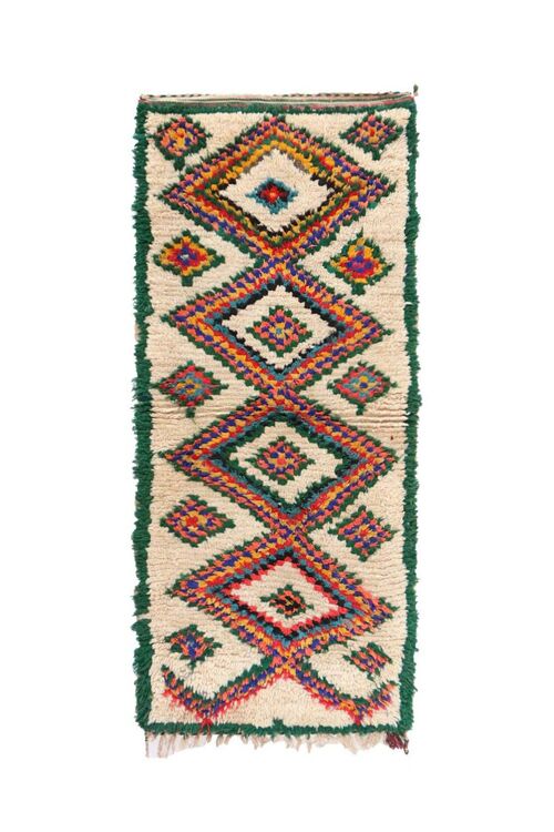 Tapis Berbere marocain pure laine 70 x 154 cm
