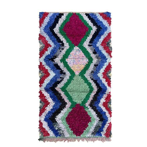 Tapis Berbere marocain pure laine 89 x 172 cm