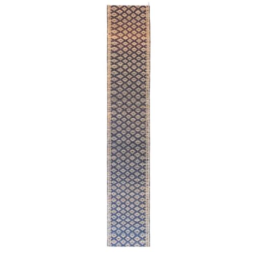 Tapis de couloir Berbere marocain en jonc 57 x 340 cm