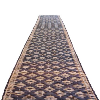 Tapis de couloir Berbere marocain en jonc 57 x 340 cm 3