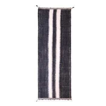 Tapis de couloir Kilim Berbere pure laine 112 x 302 cm 1