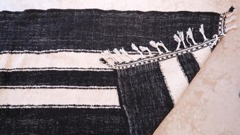 Tapis de couloir Kilim Berbere pure laine 112 x 302 cm 2