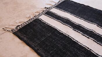 Tapis de couloir Kilim Berbere pure laine 112 x 302 cm 5