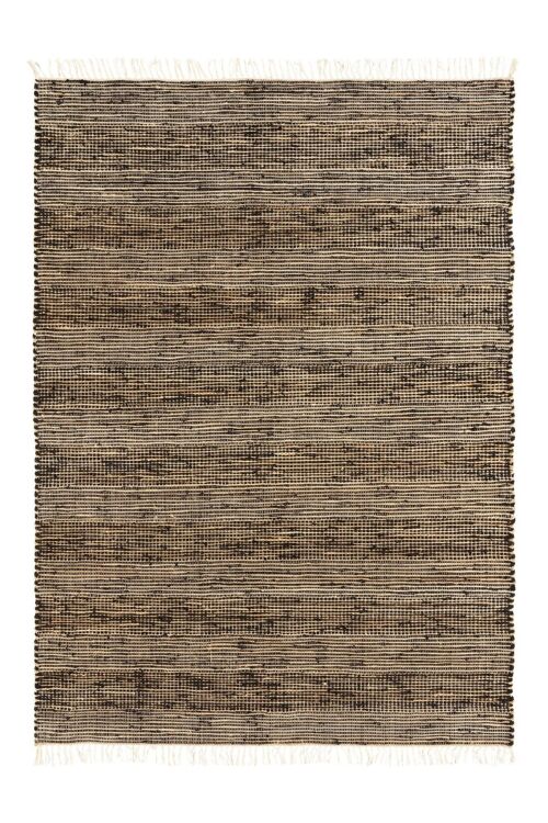 Tapis naturel en coton et jute FRANK