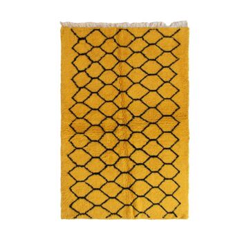 Tapis de couloir Berbere marocain en laine 160 x 247 cm 1