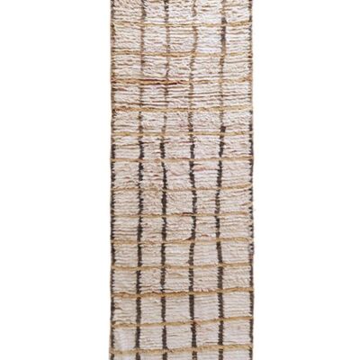 Alfombra de pasillo bereber vintage 94 x 338 cm