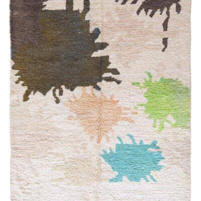 Tapis Berbere marocain pure laine 196 x 262 cm
