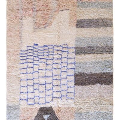 Marokkanischer Berberteppich aus reiner Wolle, 186 x 273 cm