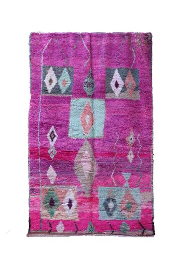 Tapis Berbere marocain pure laine 175 x 296 cm 1