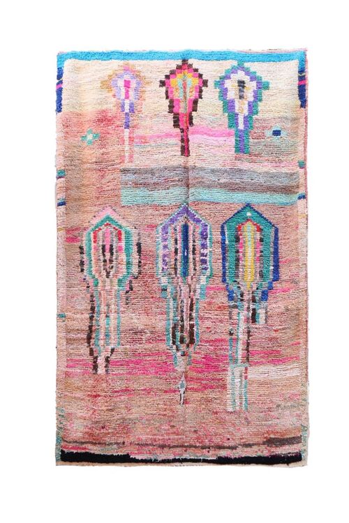 Tapis Berbere marocain pure laine 183 x 276 cm