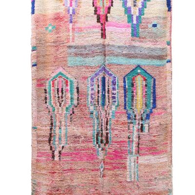 Marokkanischer Berberteppich aus reiner Wolle, 183 x 276 cm