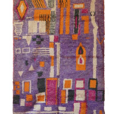 Tappeto berbero marocchino in pura lana 170 x 268 cm