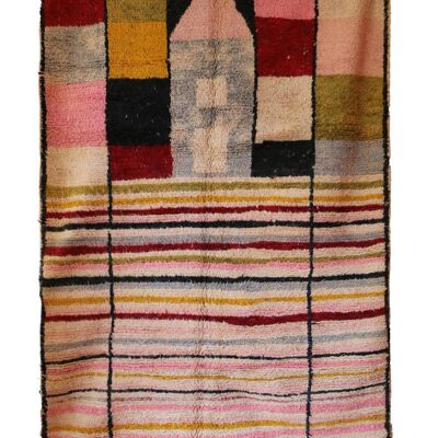 Marokkanischer Berberteppich aus reiner Wolle, 176 x 262 cm