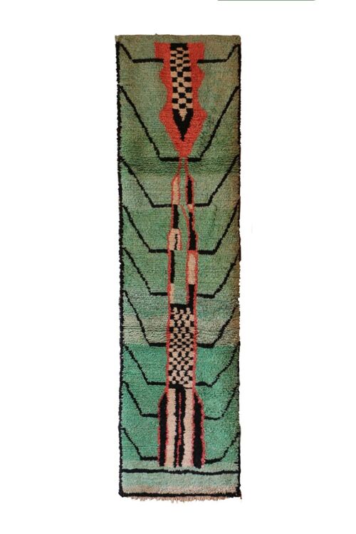 Tapis de couloir pure laine Berbere 81 x 294 cm