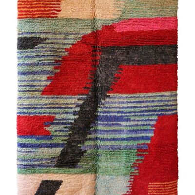 Tappeto berbero marocchino in pura lana 163 x 262 cm