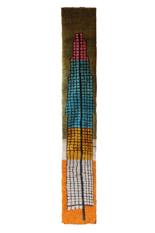 Tapis de couloir pure laine Berbere 76 x 563 cm