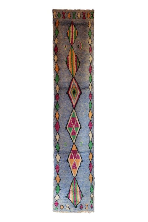 Tapis de couloir pure laine Berbere 80 x 392 cm