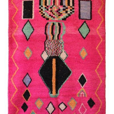 Tappeto berbero marocchino in pura lana 172 x 273 cm