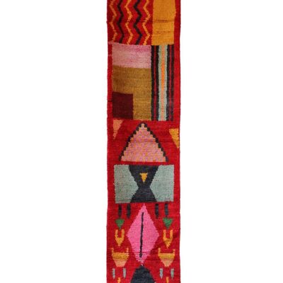 Tappeto da ingresso in pura lana berbera 71 x 404 cm