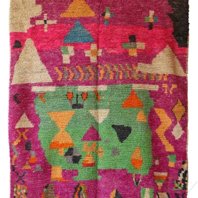 Alfombra bereber marroquí de pura lana 180 x 249 cm