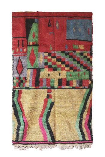 Tapis Berbere marocain pure laine 175 x 247 cm 1